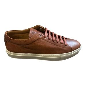 Good Man Brand Edge Ali-Top Sneaker by Russell Wilson, Tumbles Vachetta Leather